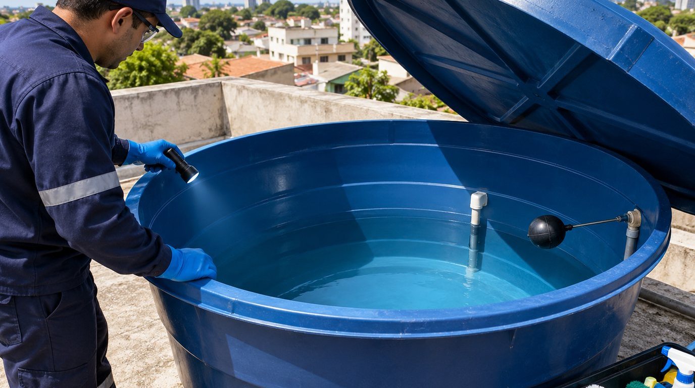Caixa d'Água Abastecida em Belo Horizonte‑MG