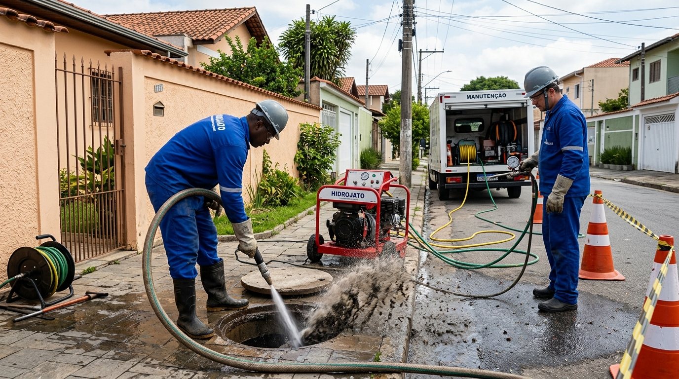 Hidrojateamento Residencial em Belo Horizonte‑MG
