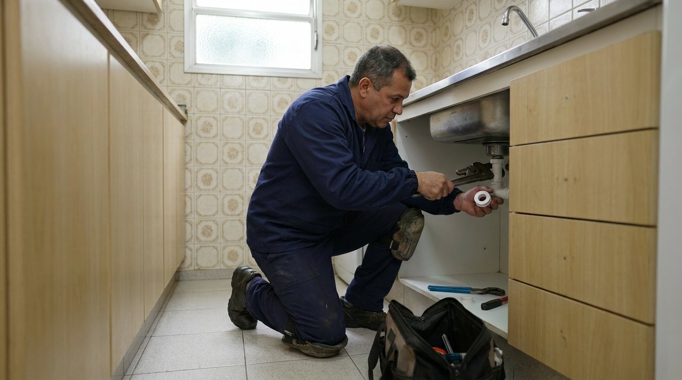 Instalação Hidráulica na Cozinha em Belo Horizonte‑MG